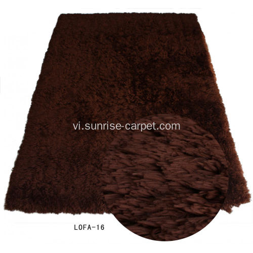 Mềm mại Polyester giả Dê Shaggy Carpet